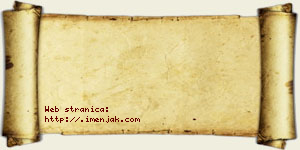 Joakim Mečanin vizit kartica